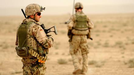 Bundeswehrsoldaten 2011 nahe Kundus. Noch sind 1100 deutsche Soldaten im Land.