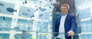 Ingenieur und Artenschützer. Uwe Abraham plant viele technische Baustellen in Berlin und betreibt den Aquadom in Mitte.