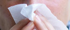 Und wie oft mussten Sie in diesem Winter schniefen, weil die Nase lief?