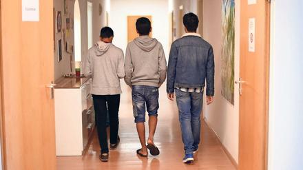 Unbegleitete Minderjährige in einem Kinder- und Jugendhilfezentrum in Karlsruhe (Archivbild von 2015) 