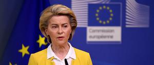 EU-Kommissionspräsidentin Ursula von der Leyen
