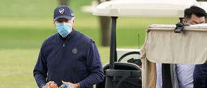 US-Präsident Joe Biden nach einer Runde Golf daheim in Wilmington (Delaware) 