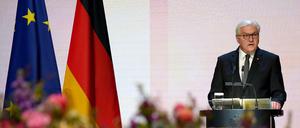 Bundespräsident Frank-Walter Steinmeier bei der Gedenkfeier für die Corona-Opfer