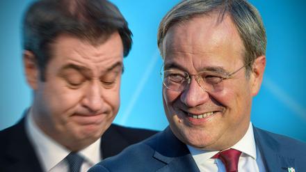 Der strahlende Sieger? Armin Laschet hat den Machtkampf gegen Markus Söder um die Kanzlerkandidatur der Union gewonnen.