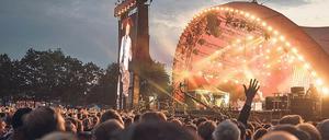 Die Orange Stage ist die Hauptbühne des Roskilde Festivals. Rund 60 000 Fans finden vor ihr Platz.