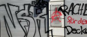 Die Fassade des Bürgerbüros von Daniela Kluckert am Mittwoch.