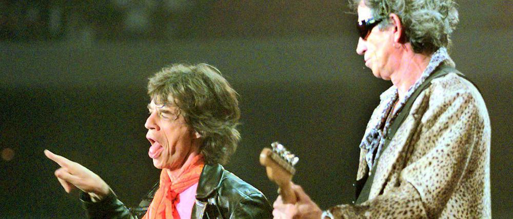 Mick Jagger und Keith Richards.