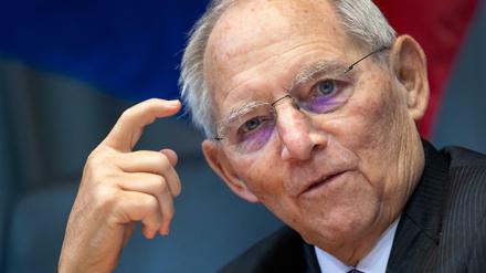 Lässt sich kaum aus der Ruhe bringen: Bundestagspräsident Wolfgang Schäuble.