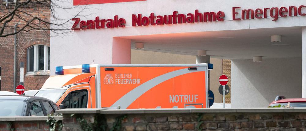 Die Notaufnahme der Charité in Berlin-Mitte.