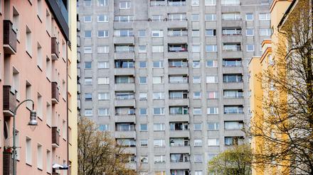 Gebäudefassaden in Berlin-Kreuzberg.