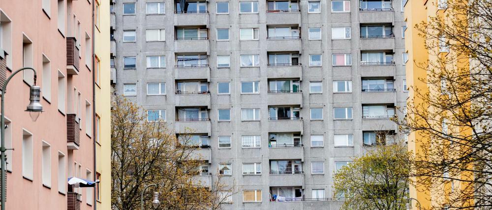Gebäudefassaden in Berlin-Kreuzberg.