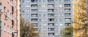 Gebäudefassaden in Berlin-Kreuzberg.