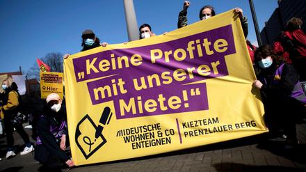 Die Enteignungs-Initiative hat mehr als 100.000 Unterschriften gesammelt. 175.000 sind bis Ende Juni nötig für ein Volksbegehren.