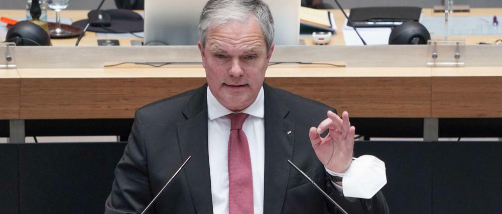 Griff Rot-Rot-Grün frontal an: CDU-Fraktionschef Burkard Dregger.