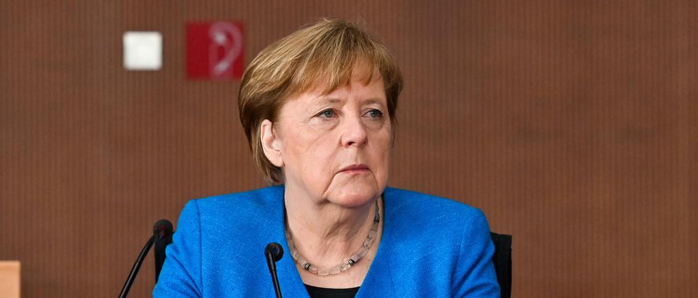 Die Bundeskanzlerin Angela Merkel (CDU).