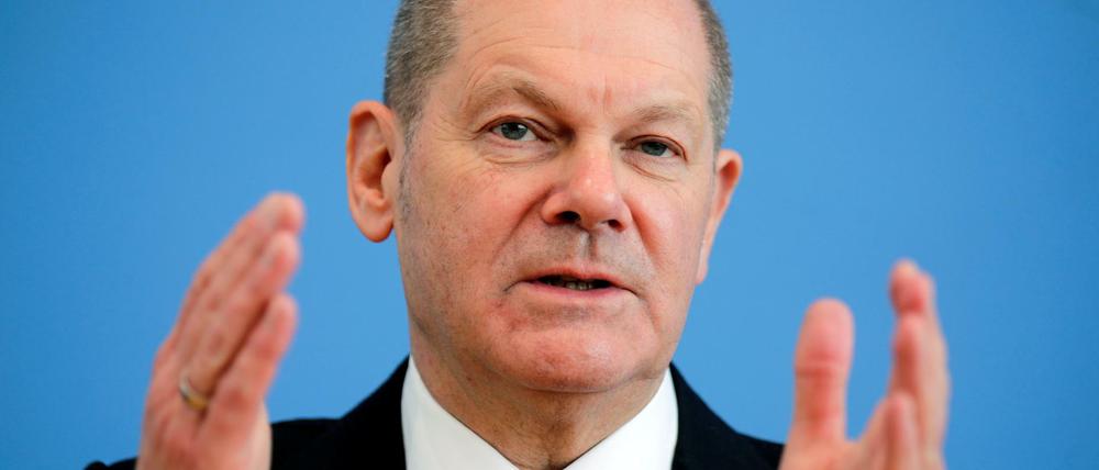 Wirklich jetzt? Olaf Scholz' Rechnung von Anfang März war gewagt, doch wäre beinahe aufgegangen.