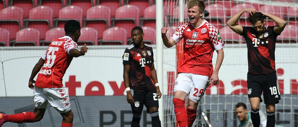 Jonathan Burkardt traf zur frühen Führung der Mainzer.