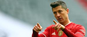 Beim Spiel gegen Mainz 05 wird auch Robert Lewandowski wieder dabei sein.
