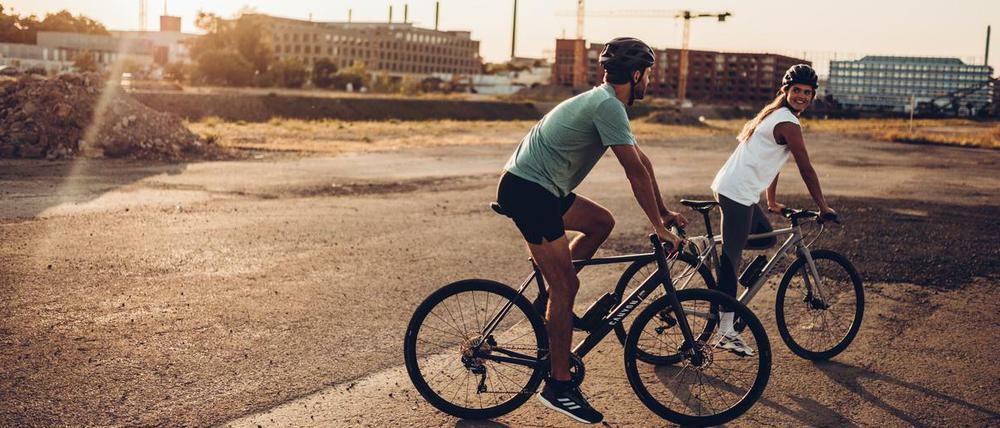 Kommt schnell auf Touren: Das wendige Fitnessbike Canyon Roadlite 7.