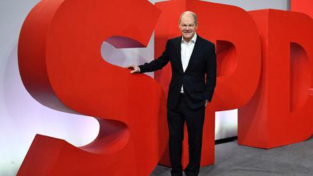 Nur Olaf Scholz ist erfahren genug, um Kanzler zu werden, Annalena Baerbock und Armin Laschet können es nicht, behauptet der SPD-Kanzlerkandidat.