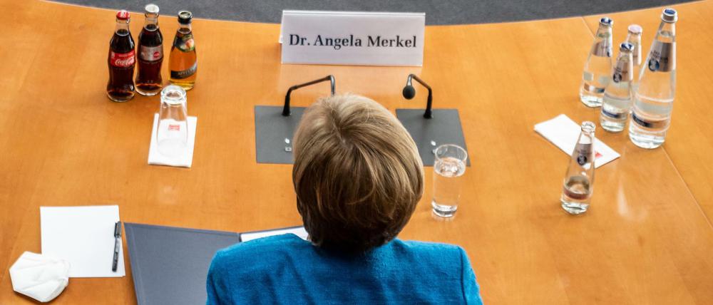 Bundeskanzlerin Angela Merkel (CDU) vor dem Wirecard-Untersuchungsausschuss