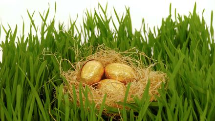 Ausgepackt. Hinter Gold und Geld verbargen sich die Gesuchten in unserem Osterrätsel.