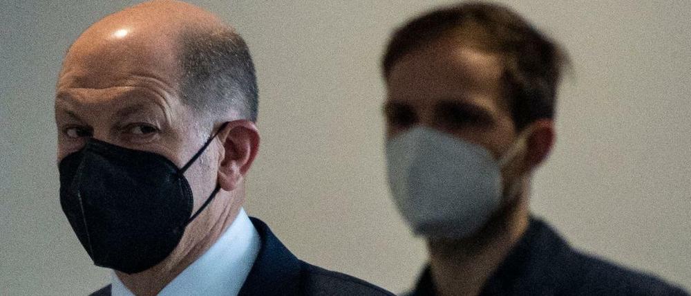 Olaf Scholz und seine SPD kommen in den Umfragen nicht vom Fleck.