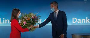 Ingo Zamperoni verabschiedet Kollegin Linda Zervakis.
