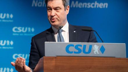 Markus Söder (CSU), Parteivorsitzender und Ministerpräsident von Bayern