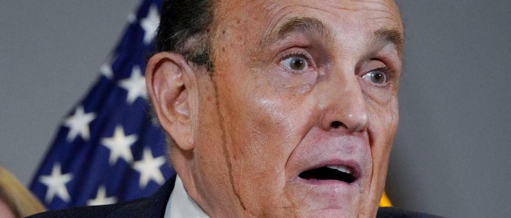 Rudy Giuliani, der ehemalige Bürgermeister von New York und ein Anwalt von US-Präsident Trump.