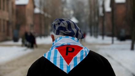 Der Blick zurück. Ein Auschwitz-Überlebender 2019 an der Stätte seiner Leiden. Die Nachgeborenen, glaubt Michael Rothberg, müssen zugleich in viele Richtungen schauen. 