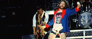Guns N’Roses auf einem Konzert, 1992.