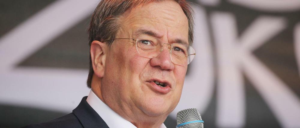 CDU-Chef und NRW-Ministerpräsident Armin Laschet am 1. Mai in Düsseldorf 