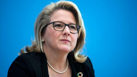 Bundesumweltministerin Svenja Schulze will schon kommende Woche den Entwurf für ein neues Klimaschutzgesetz vorlegen.