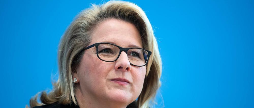 Bundesumweltministerin Svenja Schulze will schon kommende Woche den Entwurf für ein neues Klimaschutzgesetz vorlegen.