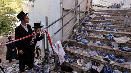 Der Schauplatz der Katastrophe in Meron