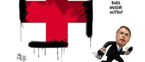 Im Visier der Justiz. Renato Aroeiras umstrittene Bolsonaro-Karikatur. 