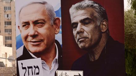 Beerbt Oppositionschef Yair Lapid (r.) Amtsinhaber Benjamin Netanjahu?