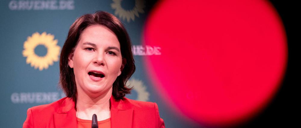 Annalena Baerbock, Bundesvorsitzende von Bündnis 90/Die Grünen und Kanzlerkandidatin