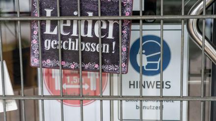 Wegen des Lockdowns sind Geschäfte, Gastronomie und Dienstleister dicht.
