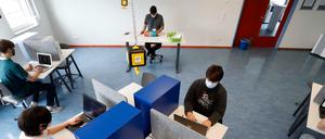 In der Klax-Gemeinschaftsschule in Pankow gehören Computer ganz selbstverständlich zum Unterricht.