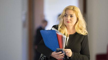 Kristin Brinker ist die Vorsitzende der Berliner AfD und Haushaltspolitikerin im Abgeordnetenhaus.
