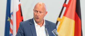 Thomas Kemmerich, Fraktions- und Landesvorsitzender der FDP, bei einer Sitzung des Thüringer Landtags.