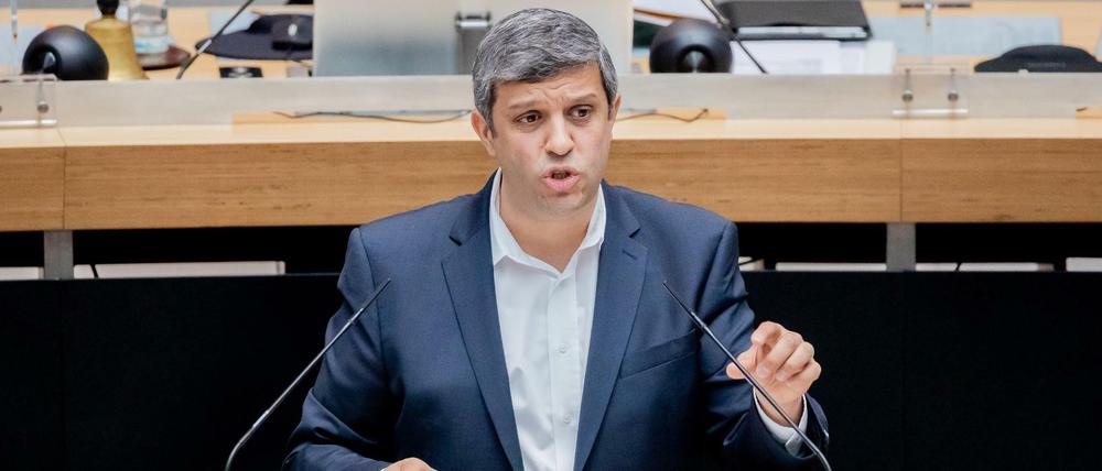 Raed Saleh, Co-Vorsitzender der SPD und deren Fraktionschef im Abgeordnetenhaus, erhofft sich eine gute Wirkung für Berlin.