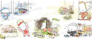 Die Originale. Czaja (v. li.), Giffey, Jarasch, Wegner und Lederer, wie man sie kennt.