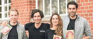Gründerjahre. Das Berliner Team von Dörrwerk im Jahr 2016.