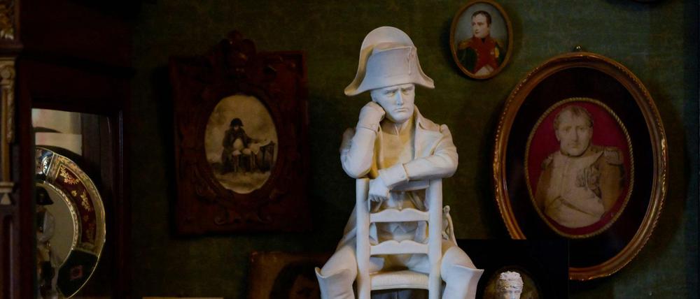 Napoleon-Memorabilia des russischen Sammlers Alexander Vikhrov in Moskau.