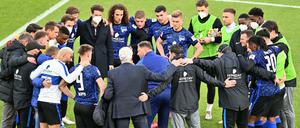 Nur gemeinsam geht's. In Mainz überzeugte Hertha durch mannschaftliche Geschlossenheit.