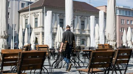 In Bayern soll ab kommender Woche die Außengastronomie wieder öffnen.