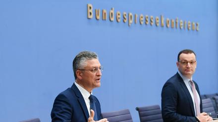 Jens Spahn und RKI-Chef Lothar Wieler 